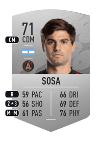Santiago Sosa Common 71 OVR