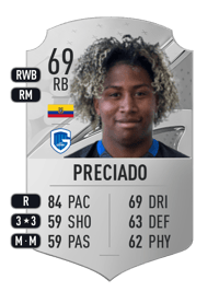 Ángelo Preciado Rare 69 OVR