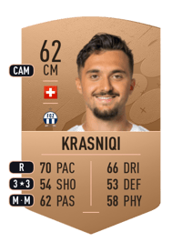 Bledian Krasniqi Common 62 OVR