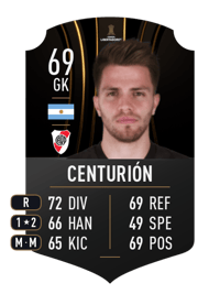 Ezequiel Centurión CONMEBOL LIBERTADORES 69 OVR