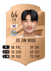 Jo Jin Woo Rare 64 OVR