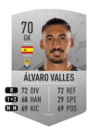 Álvaro Valles Common 70 OVR