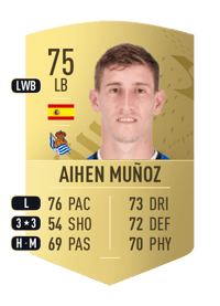 Aihen Muñoz Common 75 OVR