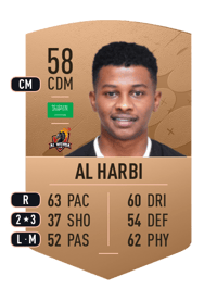 Yousef Al Harbi Common 58 OVR