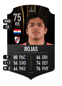 Robert Rojas CONMEBOL LIBERTADORES 75 OVR