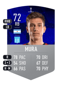 Facundo Mura CONMEBOL SUDAMERICANA 72 OVR