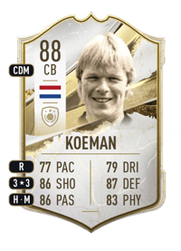 Ronald Koeman Icon 88 OVR