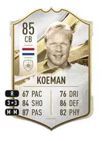 Ronald Koeman Icon 85 OVR