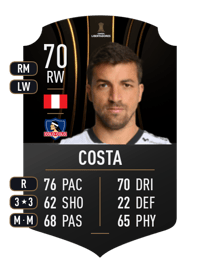 Gabriel Costa CONMEBOL LIBERTADORES 70 OVR