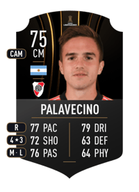 Agustín Palavecino CONMEBOL LIBERTADORES 75 OVR