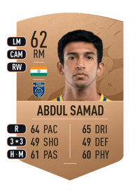 Sahal Abdul Samad Common 62 OVR