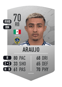 Julian Araujo Common 70 OVR