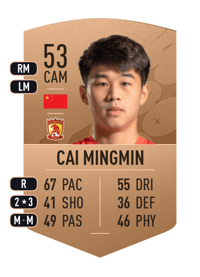 Cai Mingmin Common 53 OVR