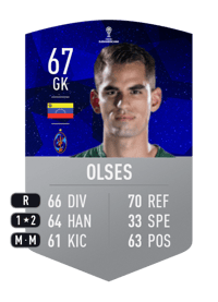 Carlos Olses CONMEBOL SUDAMERICANA 67 OVR