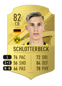 Nico Schlotterbeck Rare 82 OVR