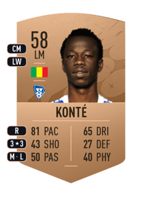 Aboubacar Konté Common 58 OVR