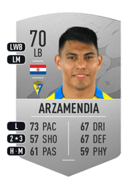 Santiago Arzamendia Common 70 OVR