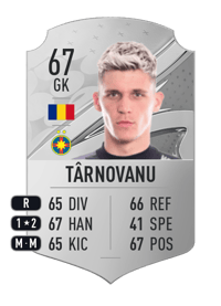 Ștefan Târnovanu Rare 67 OVR