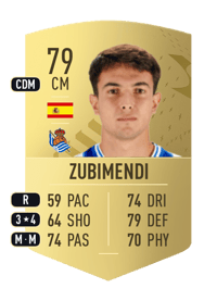 Zubimendi Common 79 OVR