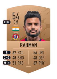 Mobashir Rahman Common 54 OVR