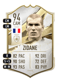 Zinedine Zidane Icon 94 OVR