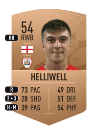 Jordan Helliwell Common 54 OVR