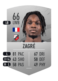 Arthur Zagré Common 66 OVR