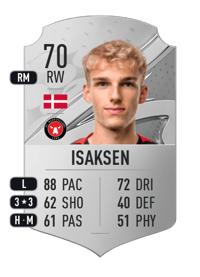 Gustav Isaksen Rare 70 OVR