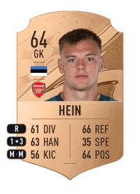 Karl Hein Rare 64 OVR