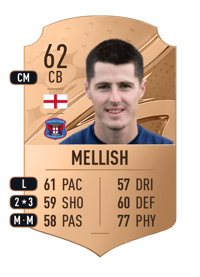Jon Mellish Rare 62 OVR