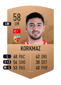 Nurettin Korkmaz Common 58 OVR