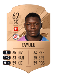 Timothy Fayulu Rare 62 OVR