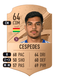 Boris Cespedes Rare 64 OVR