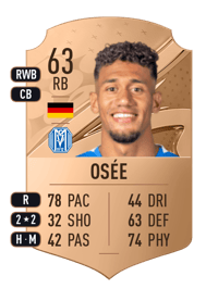 Yannick Osée Rare 63 OVR