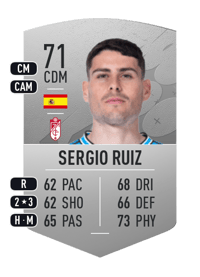 Sergio Ruiz Common 71 OVR
