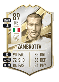 Gianluca Zambrotta Icon 89 OVR