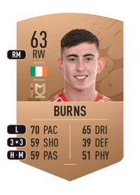 Darragh Burns Common 63 OVR