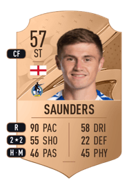 Harvey Saunders Rare 57 OVR