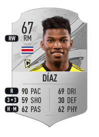 Luis Díaz Rare 67 OVR
