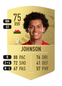 Brennan Johnson Common 75 OVR