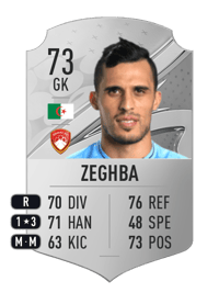 Moustapha Zeghba Rare 73 OVR