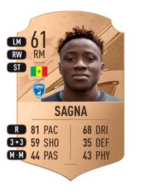 Amadou Sagna Rare 61 OVR