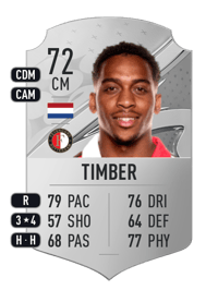 Quinten Timber Rare 72 OVR