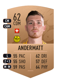 Nicolas Andermatt Common 62 OVR