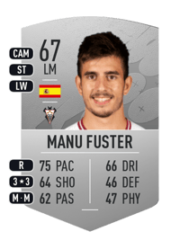 Manu Fuster Common 67 OVR