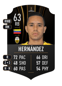 Nelson Hernández CONMEBOL LIBERTADORES 63 OVR
