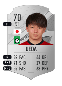Ayase Ueda Rare 70 OVR