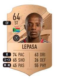 Zakhele Lepasa Rare 64 OVR