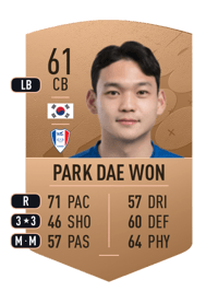Park Dae Won Common 61 OVR