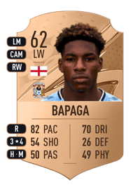 Will Bapaga Rare 62 OVR